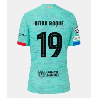 Barcelona Vitor Roque #19 Tredjetrøje 2023-24 Kortærmet